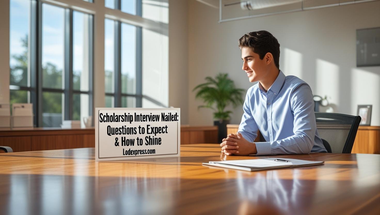 Scholarship Interview Nailed: Questions to Expect & How to Shine