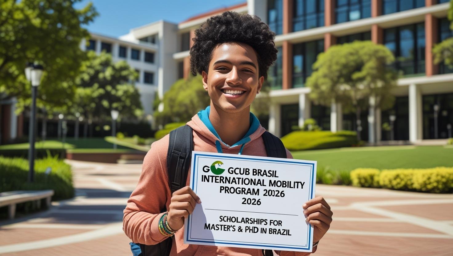 GCUB Brasil International Mobility Program 2026 – Scholarships for Master’s & PhD in Brazil